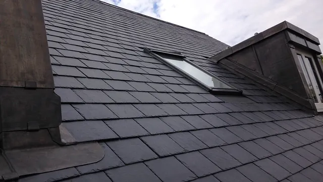 Slate roofing work done by our team in middlesex