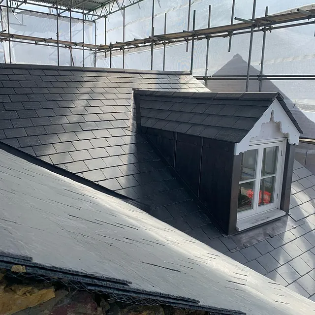 slate roof