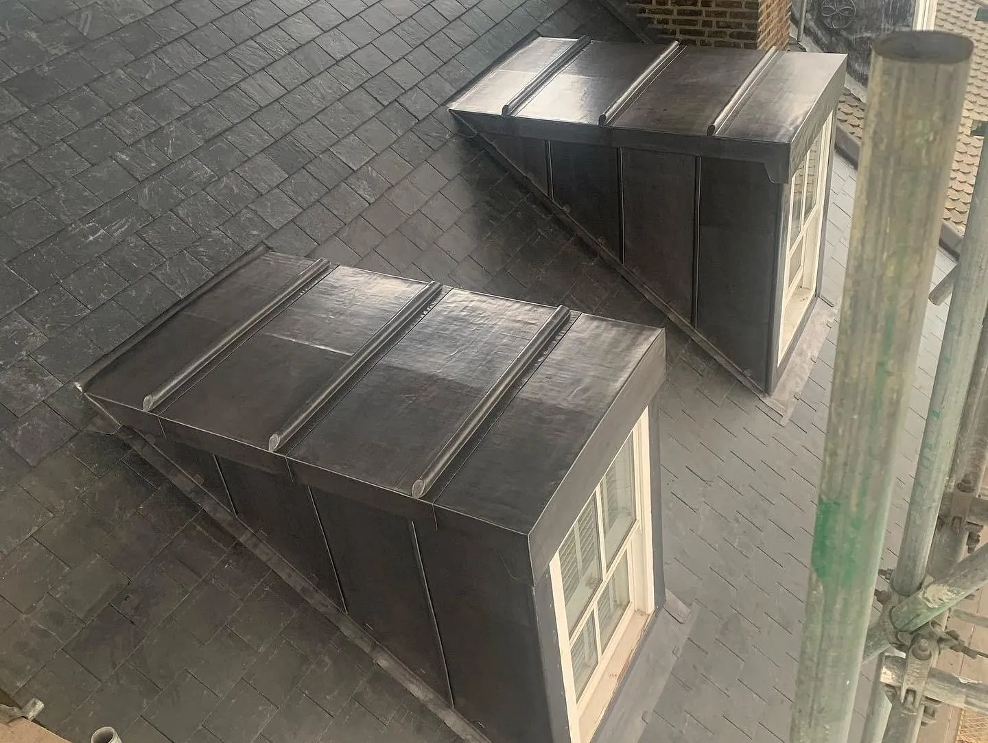 Leadwork on dormer windows richmond